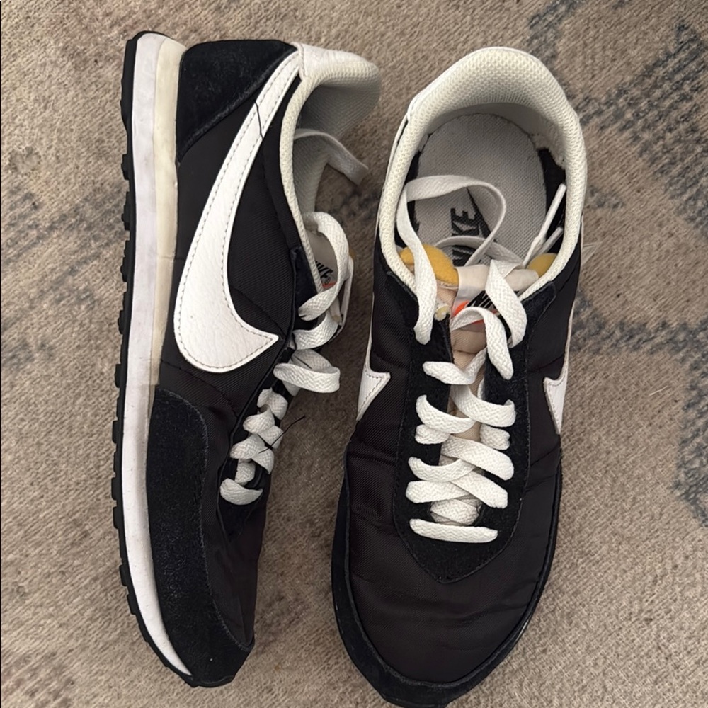 Nike Black and White Retro Sneakers